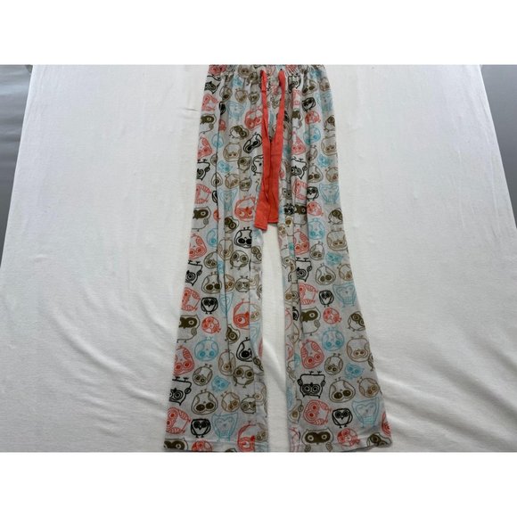 Ardene Women's White Owl Patterned PJ Pants Size M - Picture 2 of 5